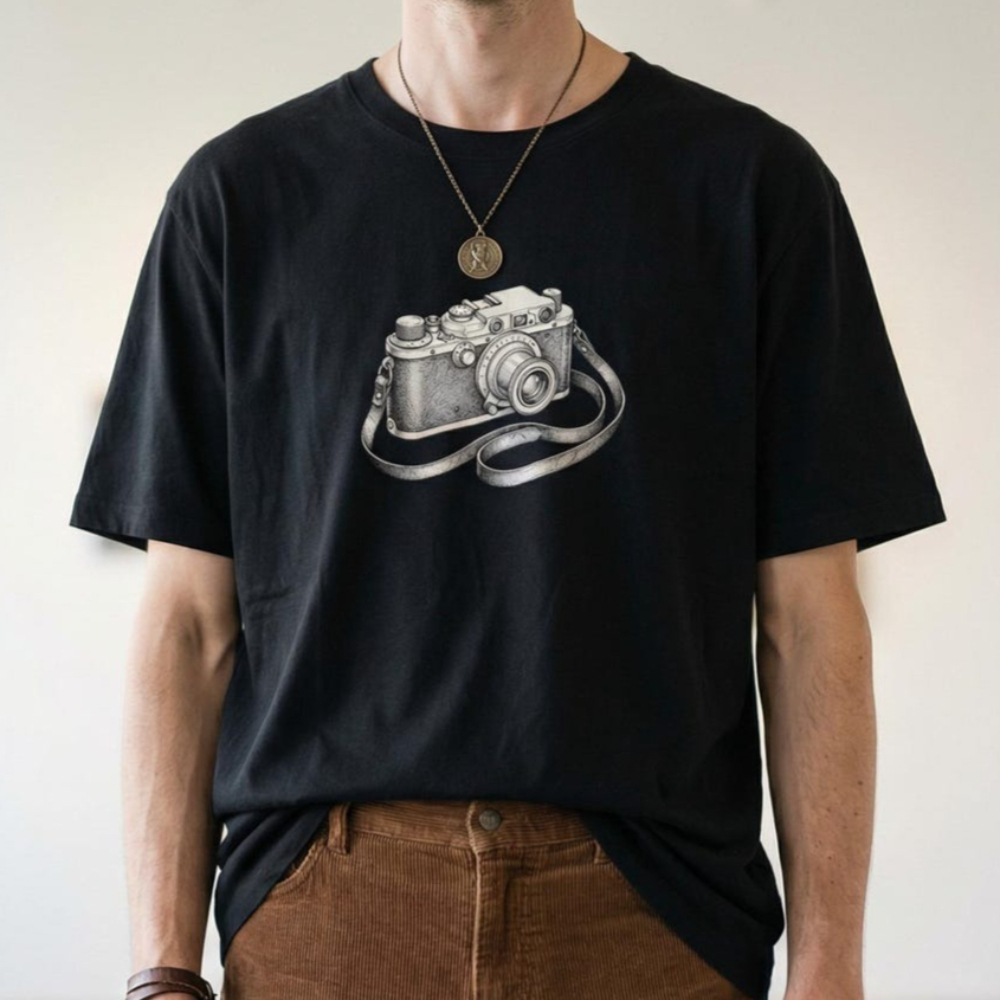 Photography Graphic Design - Kamera-Shirt Vintage Kamera-T-Shirt Fotografen-Geschenk Vintage Fotografie-Shirt