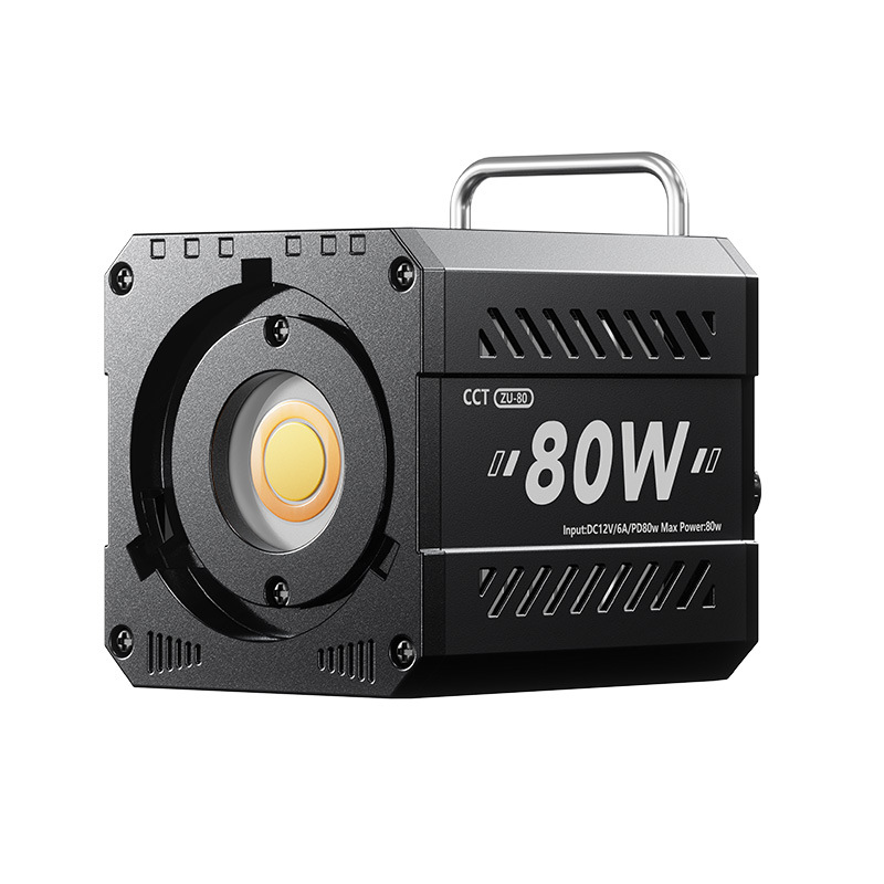 Photography Year - ZU80 Hochleistungs-COB-Fill-Light Fotografie-Leuchte Handgehaltene Filmleuchte 2500-6500K