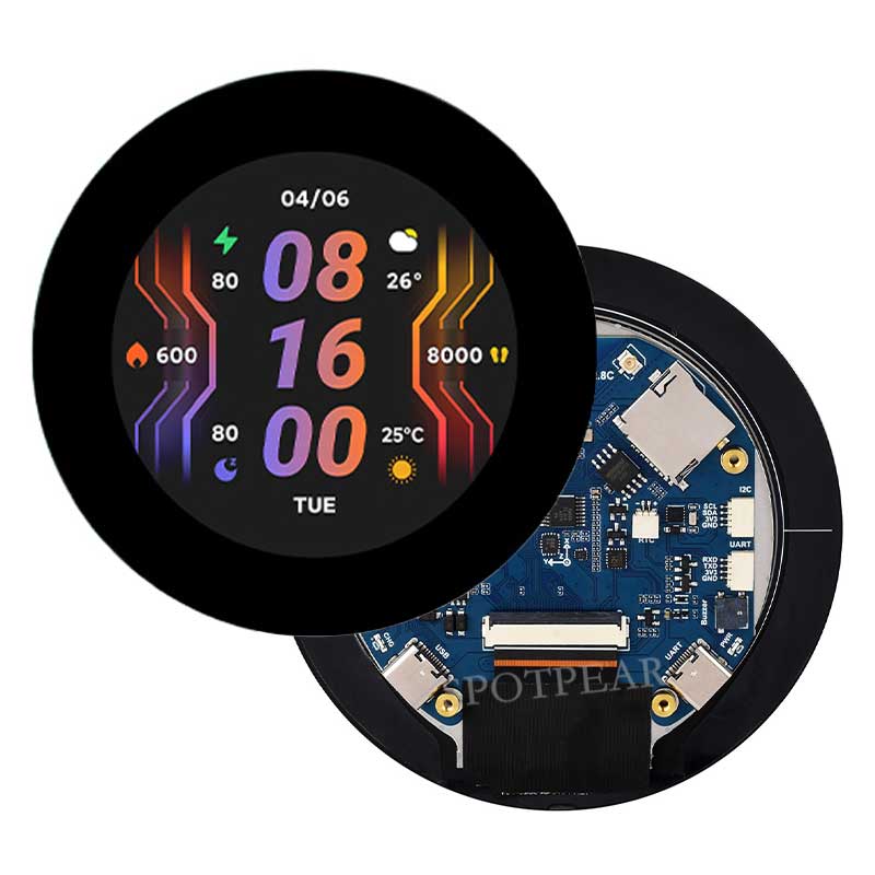 Photograph Mp3 - ESP32 S3 Entwicklungsboard 2,8 Zoll 480x480