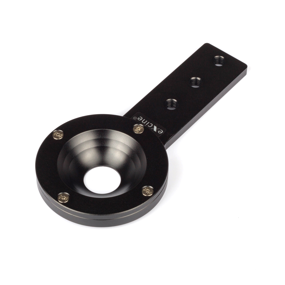 Camera Slider Rail - 75mm Halb Ball Schüssel Typ Flache