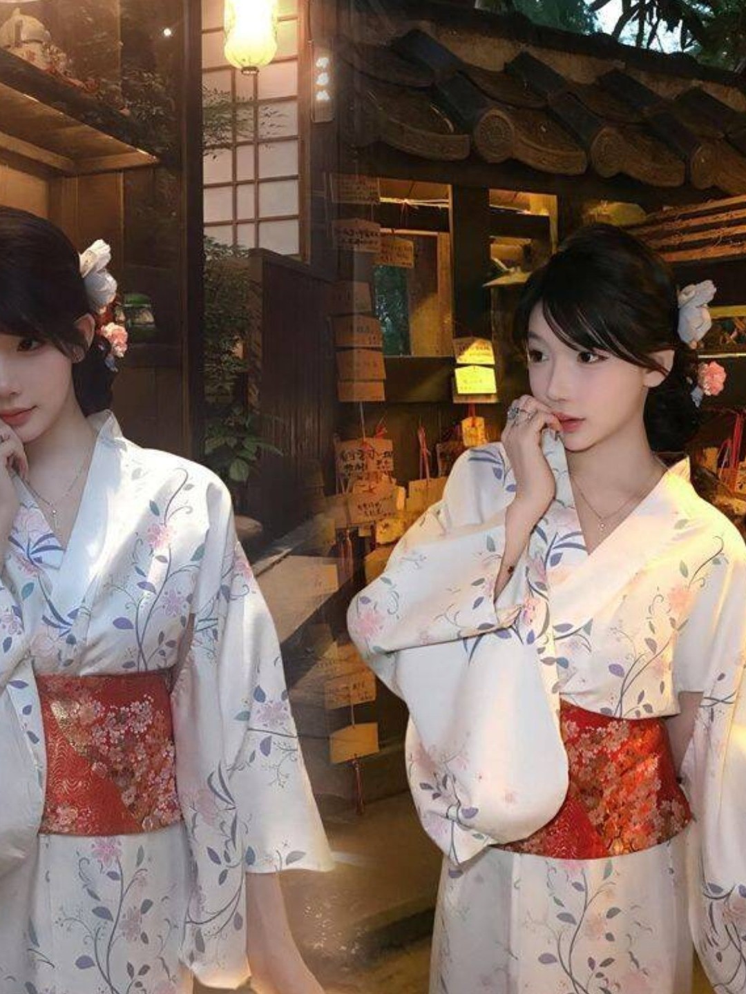 Photography Year - Traditioneller Japanischer Kimono-Stil Bademantel Verbessertes Design
