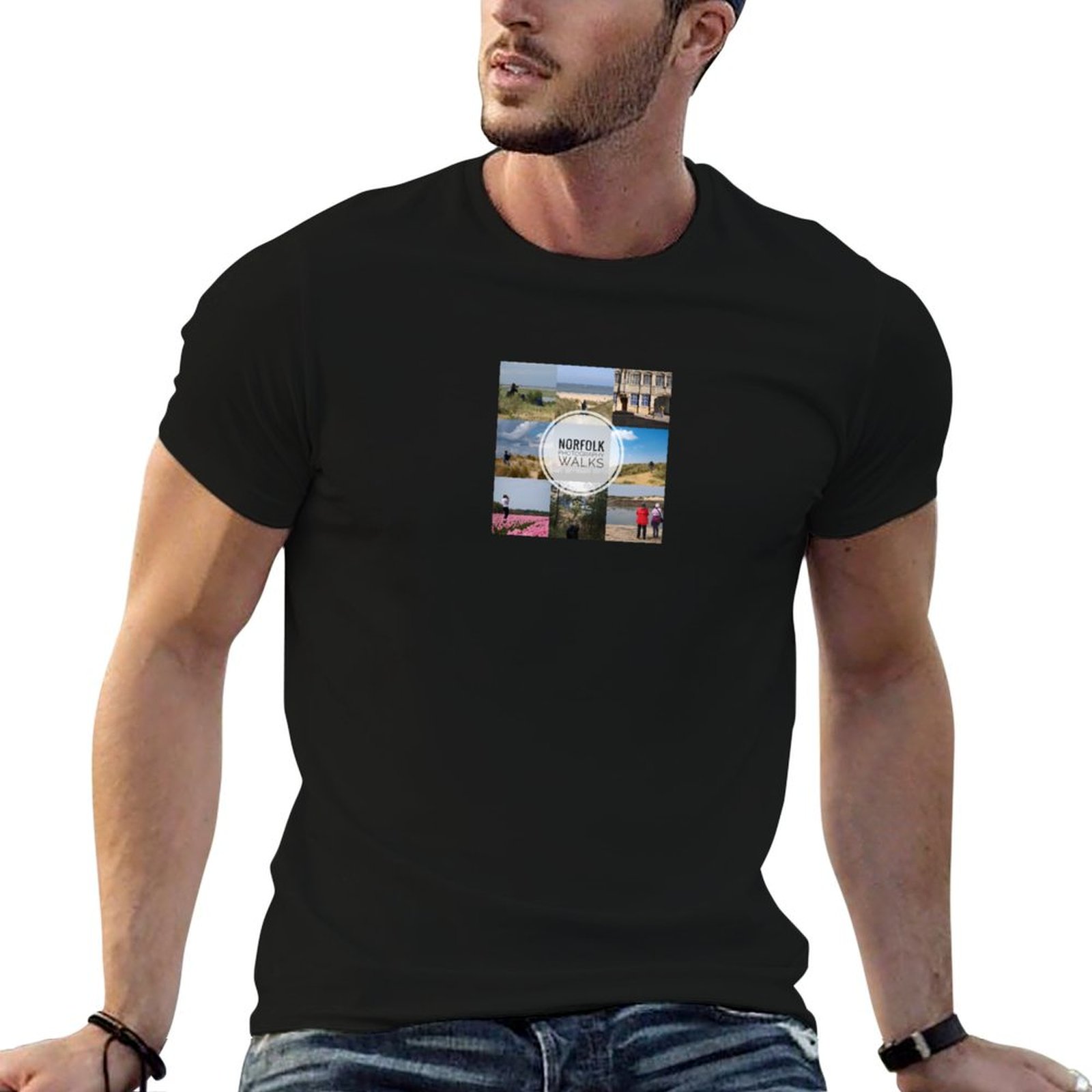 Photography Graphic Design - Norfolk Photography Walks T-Shirt Herren-T-Shirts Grafik-T-Shirt