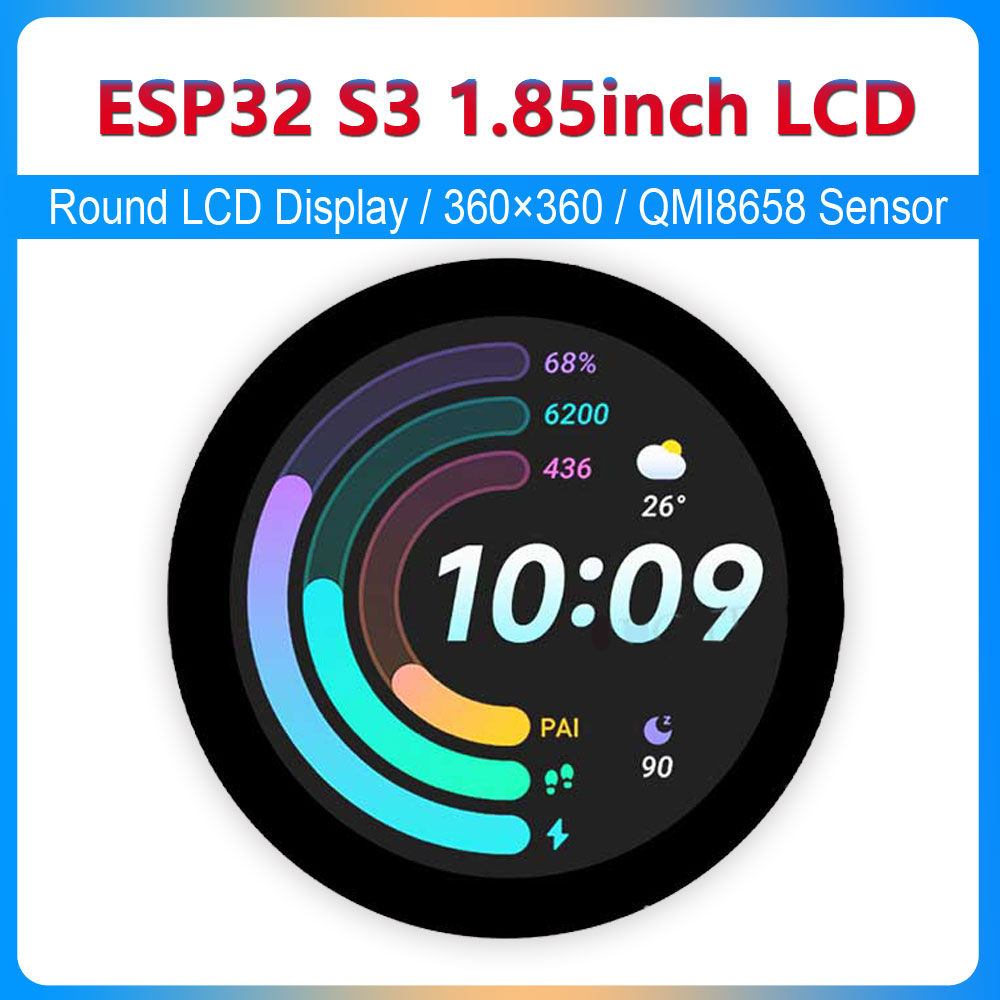 Photograph Mp3 - ESP32 S3 1,85 Zoll rundes LCD-Display