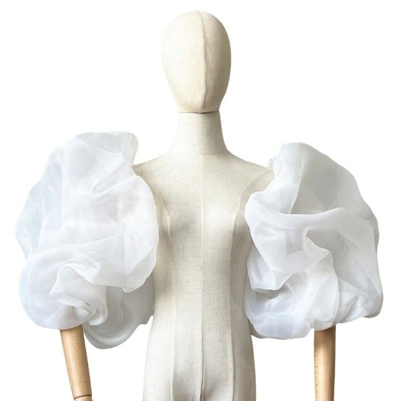 Photography Vintage - Elegante Designer-Organza-Armstulpen für Damen, Vintage-Handschuhe für