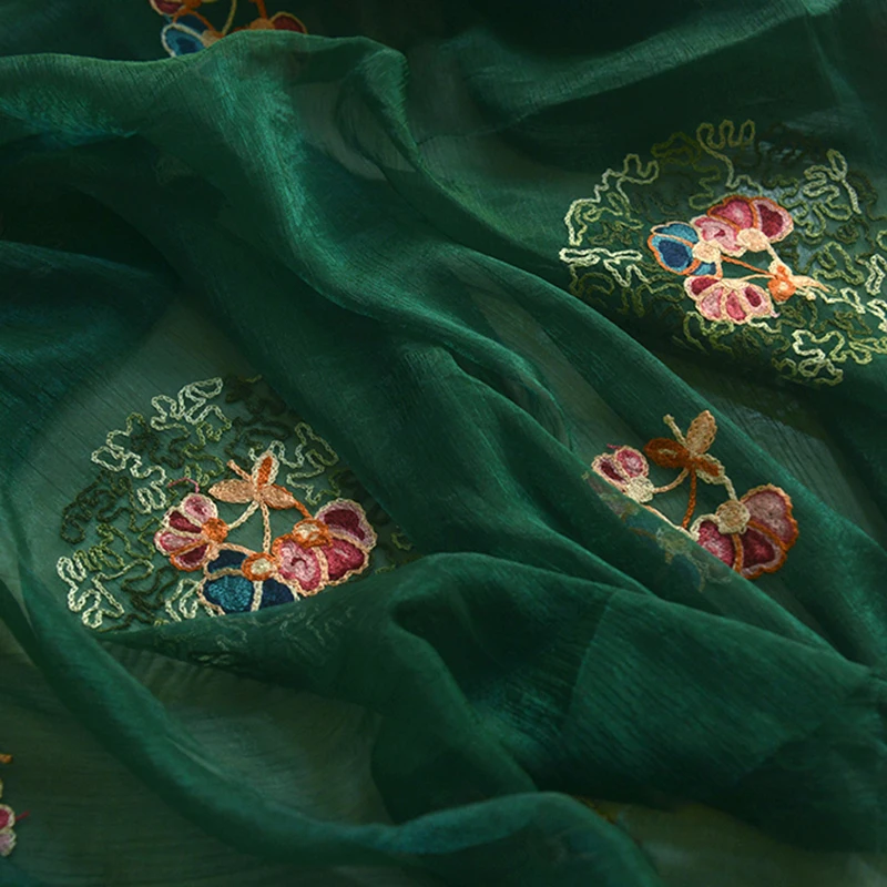 Photography Dark Cloth - 145 x 50 cm dunkelschwarzgrüner dünner