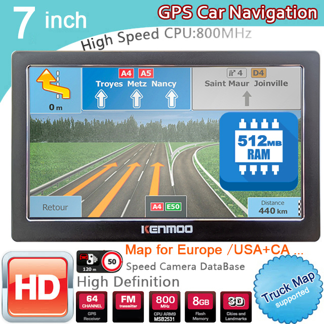 Photograph Mp3 - 7 Zoll HD GPS Tragbares Navigationssystem