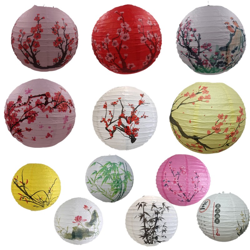 Photography Year - 30cm Bedruckte Papier-Laternen im Chinesischen Stil