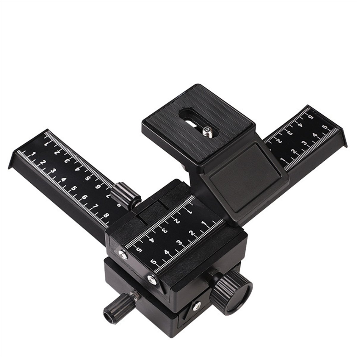 Camera Slider Rail - N05R 4-Wege-Makro-Fokussierungsschiene für Nahaufnahmen mit Kamera-Slider