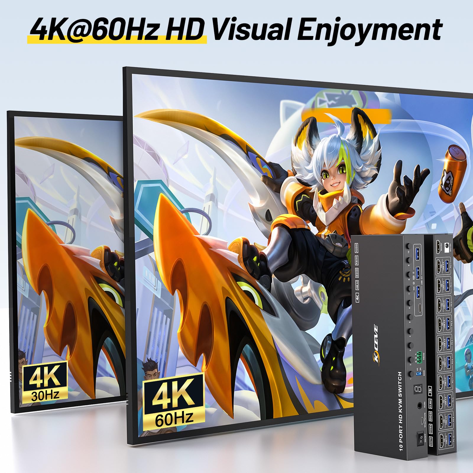 10-Port-8-Port-KVM-Switch HDMI – Photography Simulator Bewertung und Preis