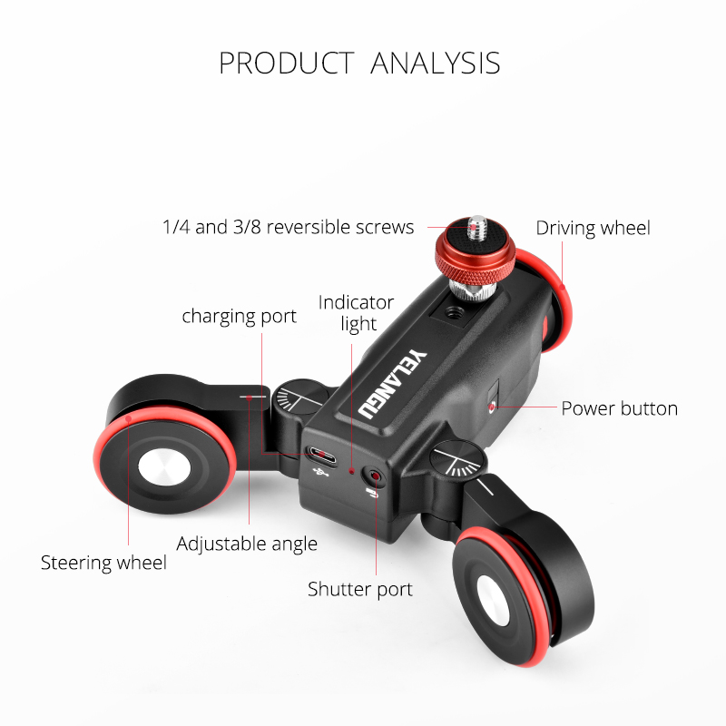YELANGU L5 Motorisierter Kamer – Camera Slider Rail Bewertung und Preis