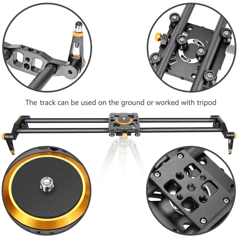 Neewer 39,4 Zoll/100 cm Kohlef – Camera Slider Rail Bewertung und Preis