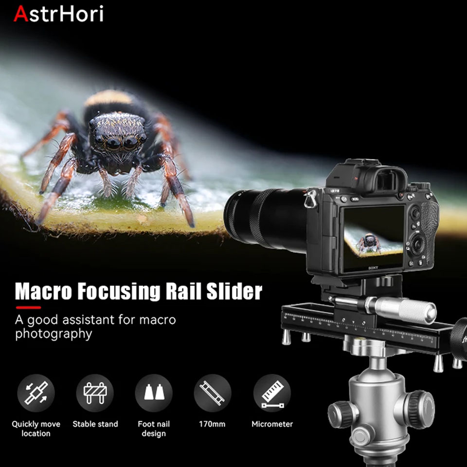 AstrHori AH-MGA170 170mm Kamer – Camera Slider Rail Bewertung und Preis