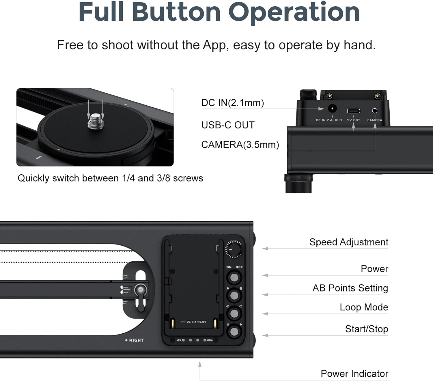 Accsoon Toprig S40 motorisiert – Camera Slider Rail Bewertung und Preis