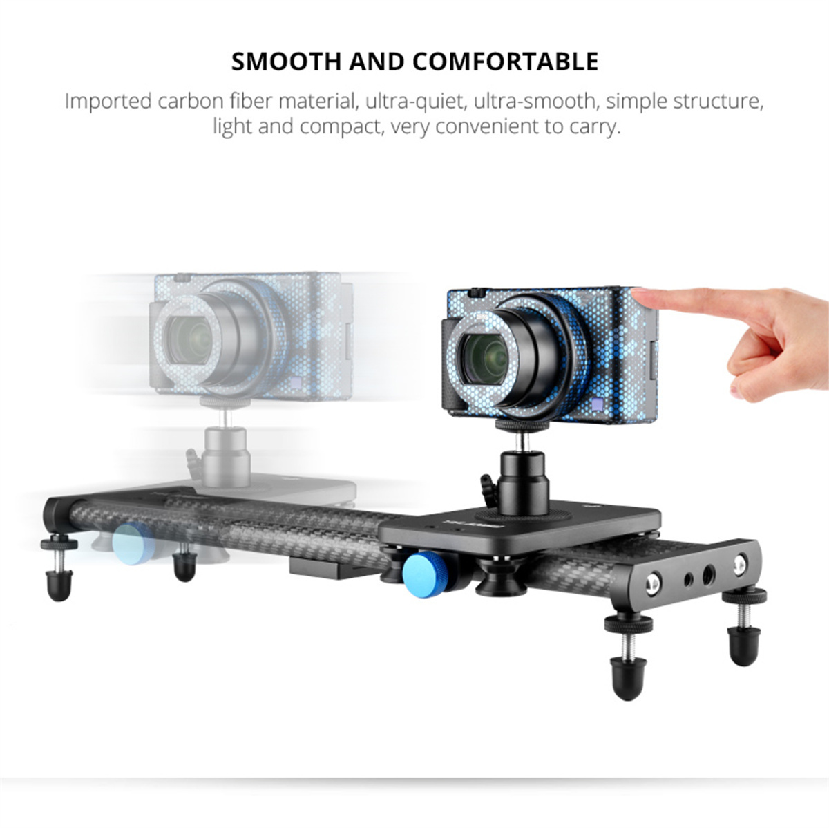 YELANGU 40 cm Kohlefaser-Kamer – Camera Slider Rail Bewertung und Preis